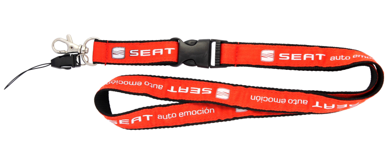 Double material lanyards