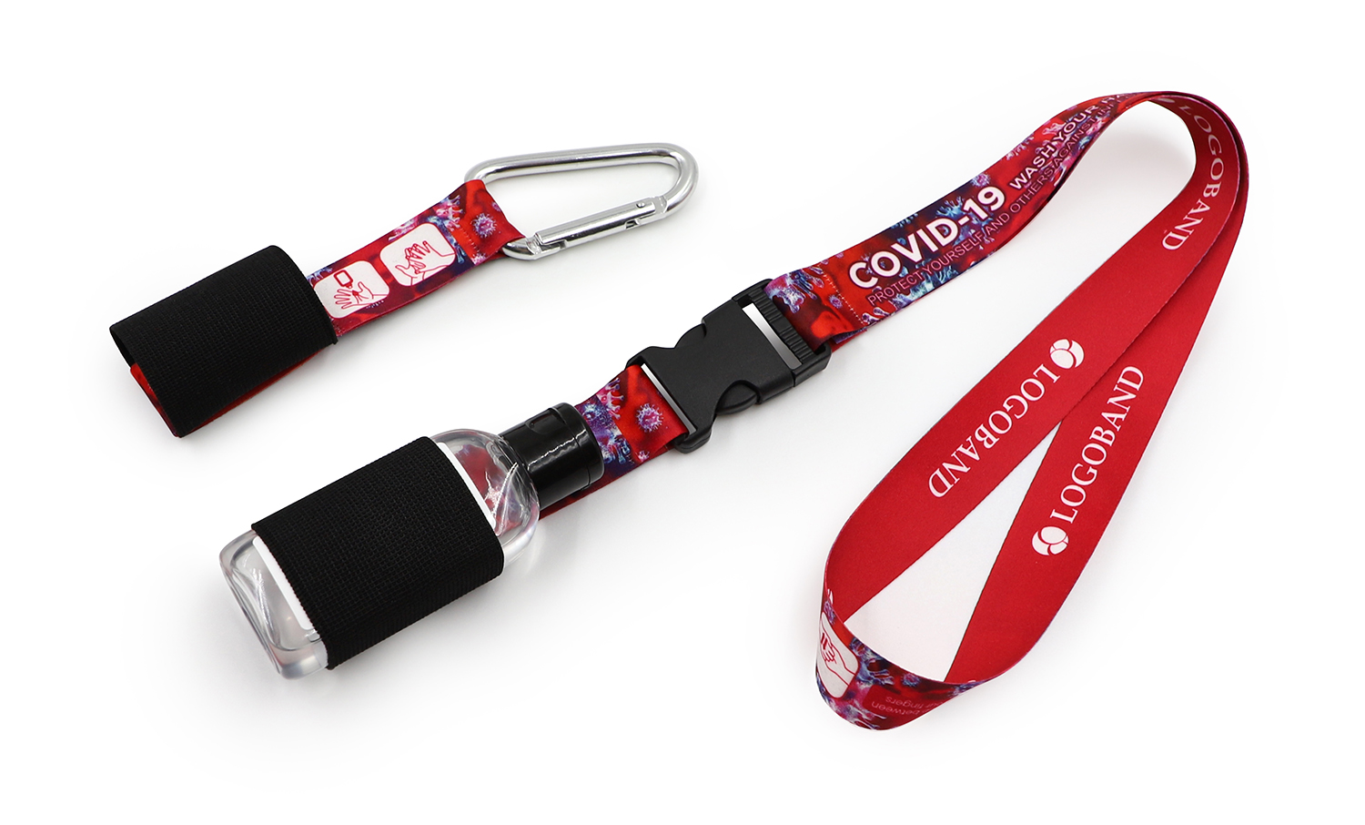 Lanyard with an elastic band